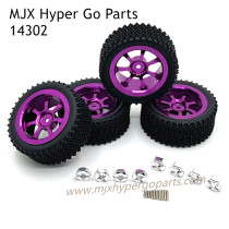 MJX Hyper Go 14302 Upgrade Parts Wheels Purple