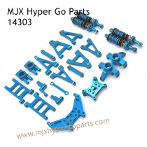 MJX Hyper Go 14303 RC Car Upgrade Parts Metal Part List Blue