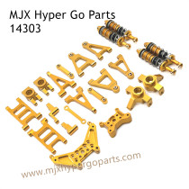 MJX Hyper Go 14303 RC Car Upgrade Parts Metal Part List Gold