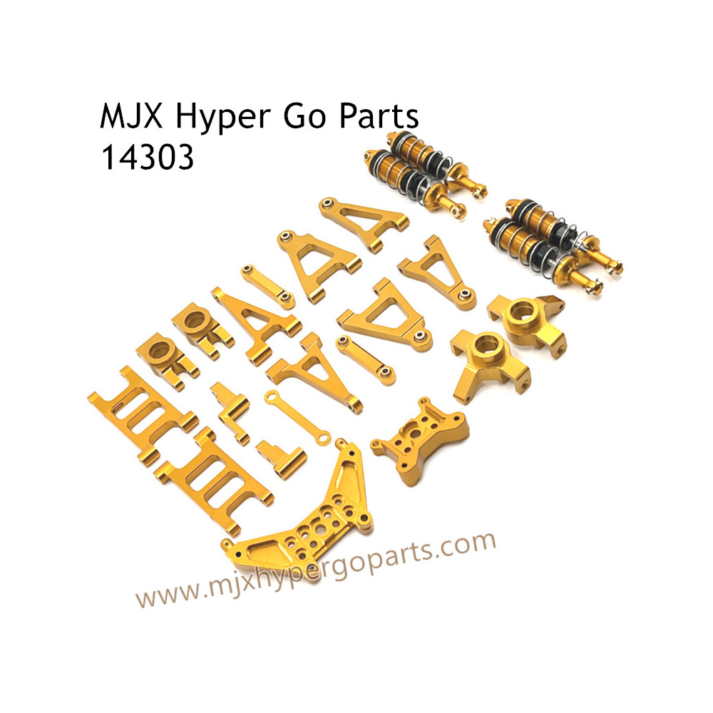 MJX Hyper Go 14303 RC Car Upgrade Parts Metal Part List Gold MJX Hyper Go 14303 RC Car Upgrade Parts Metal Part List Gold