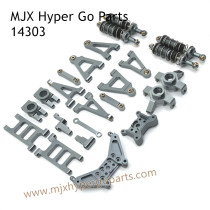 MJX Hyper Go 14303 RC Car Upgrade Parts Metal Part List Gray