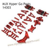 MJX Hyper Go 14303 RC Car Upgrade Parts Metal Part List Red