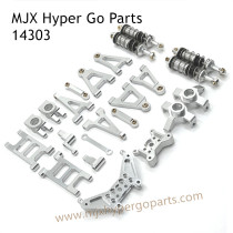 MJX Hyper Go 14303 RC Car Upgrade Parts Metal Part List Silver