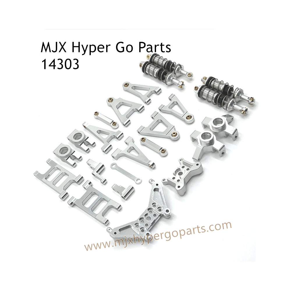 MJX Hyper Go 14303 RC Car Upgrade Parts Metal Part List Silver MJX Hyper Go 14303 RC Car Upgrade Parts Metal Part List Silver