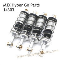MJX Hyper Go 14303 RC Car Upgrade Parts Metal Hydraulic Shock Silver