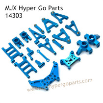 MJX Hyper Go 14303 RC Car Upgrade Parts Metal Kit Blue