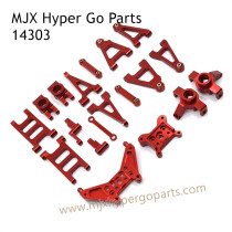 MJX Hyper Go 14303 RC Car Upgrade Parts Metal Kit Red