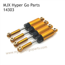 MJX Hyper Go 14303 RC Car Upgrade Parts Metal Shock Gold