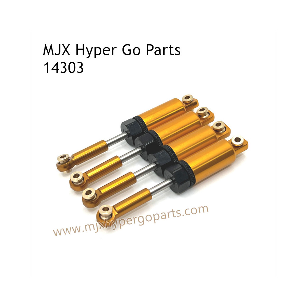 MJX Hyper Go 14303 RC Car Upgrade Parts Metal Shock Gold MJX Hyper Go 14303 RC Car Upgrade Parts Metal Shock Gold