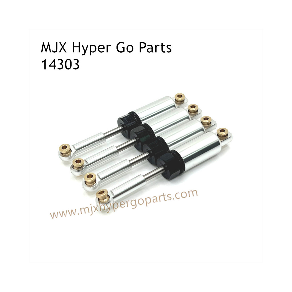 MJX Hyper Go 14303 RC Car Upgrade Parts Metal Shock Silver MJX Hyper Go 14303 RC Car Upgrade Parts Metal Shock Silver