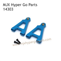 MJX Hyper Go 14303 RC Car Upgrade Parts Metal Front Lower Swing Arm Blue