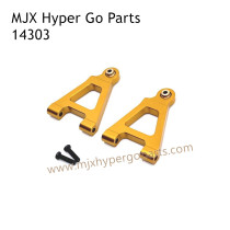 MJX Hyper Go 14303 RC Car Upgrade Parts Metal Front Lower Swing Arm Gold