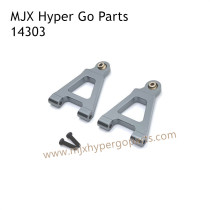MJX Hyper Go 14303 RC Car Upgrade Parts Metal Front Lower Swing Arm Gray