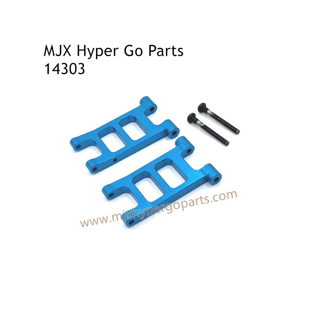 MJX Hyper Go 14303 RC Car Upgrade Parts Metal Rear Lower Swing Arm Blue MJX Hyper Go 14303 RC Car Upgrade Parts Metal Rear Lower Swing Arm Blue