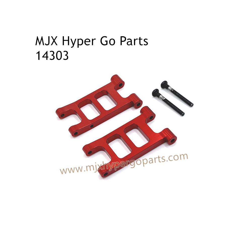 MJX Hyper Go 14303 RC Car Upgrade Parts Metal Rear Lower Swing Arm Red MJX Hyper Go 14303 RC Car Upgrade Parts Metal Rear Lower Swing Arm Red