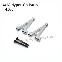 MJX Hyper Go 14303 RC Car Upgrade Parts Metal Rear Upper Swing Arm Silver