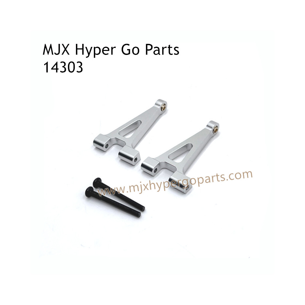 MJX Hyper Go 14303 RC Car Upgrade Parts Metal Rear Upper Swing Arm Silver MJX Hyper Go 14303 RC Car Upgrade Parts Metal Rear Upper Swing Arm Silver