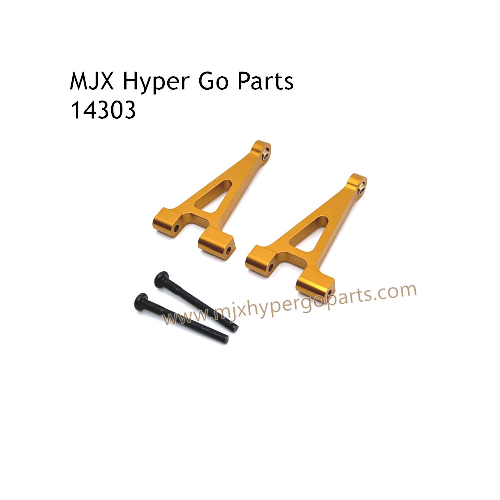 MJX Hyper Go 14303 RC Car Upgrade Parts Metal Rear Upper Swing Arm Gold MJX Hyper Go 14303 RC Car Upgrade Parts Metal Rear Upper Swing Arm Gold