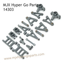 MJX Hyper Go 14303 RC Car Upgrade Parts Metal Parts List Gray