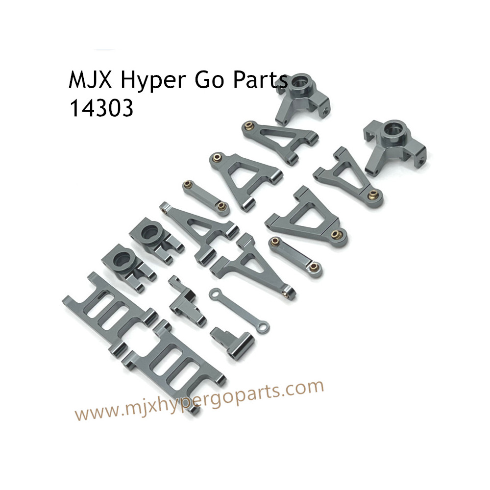 MJX Hyper Go 14303 RC Car Upgrade Parts Metal Parts List Gray MJX Hyper Go 14303 RC Car Upgrade Parts Metal Parts List Gray