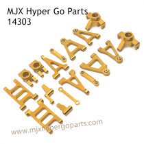 MJX Hyper Go 14303 RC Car Upgrade Parts Metal Parts List  Gold