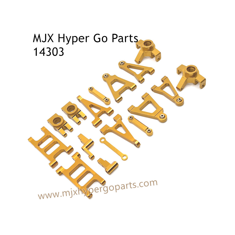 MJX Hyper Go 14303 RC Car Upgrade Parts Metal Parts List Gold MJX Hyper Go 14303 RC Car Upgrade Parts Metal Parts List Gold
