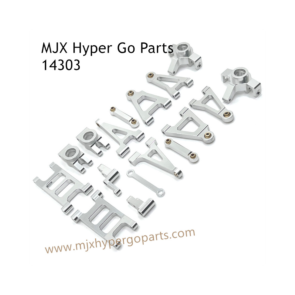 MJX Hyper Go 14303 RC Car Upgrade Parts Metal Parts List Silver MJX Hyper Go 14303 RC Car Upgrade Parts Metal Parts List Silver