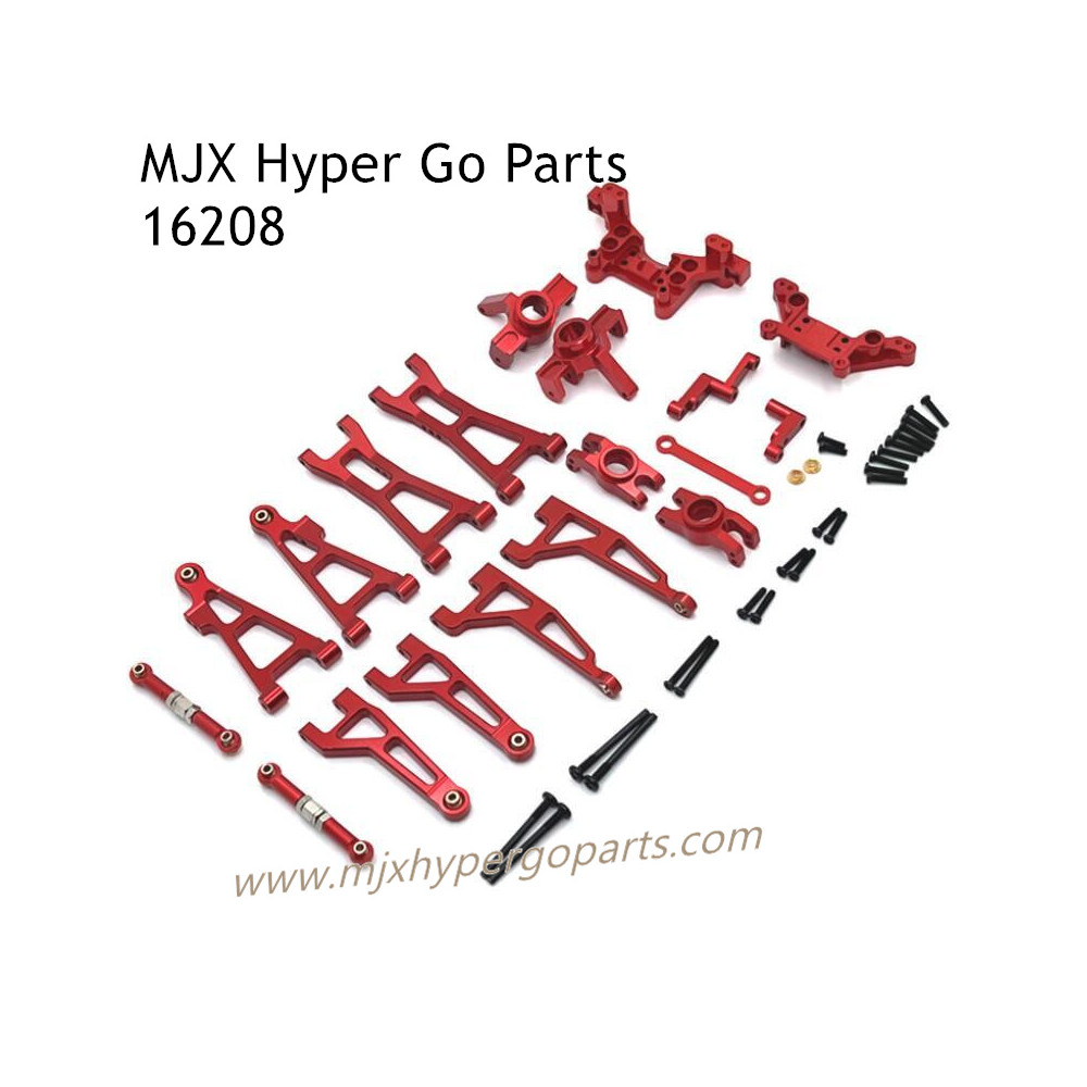 MJX Hyper Go 16208 RC Car Upgrade Parts Lists Red MJX Hyper Go 16208 RC Car Upgrade Parts Lists Red