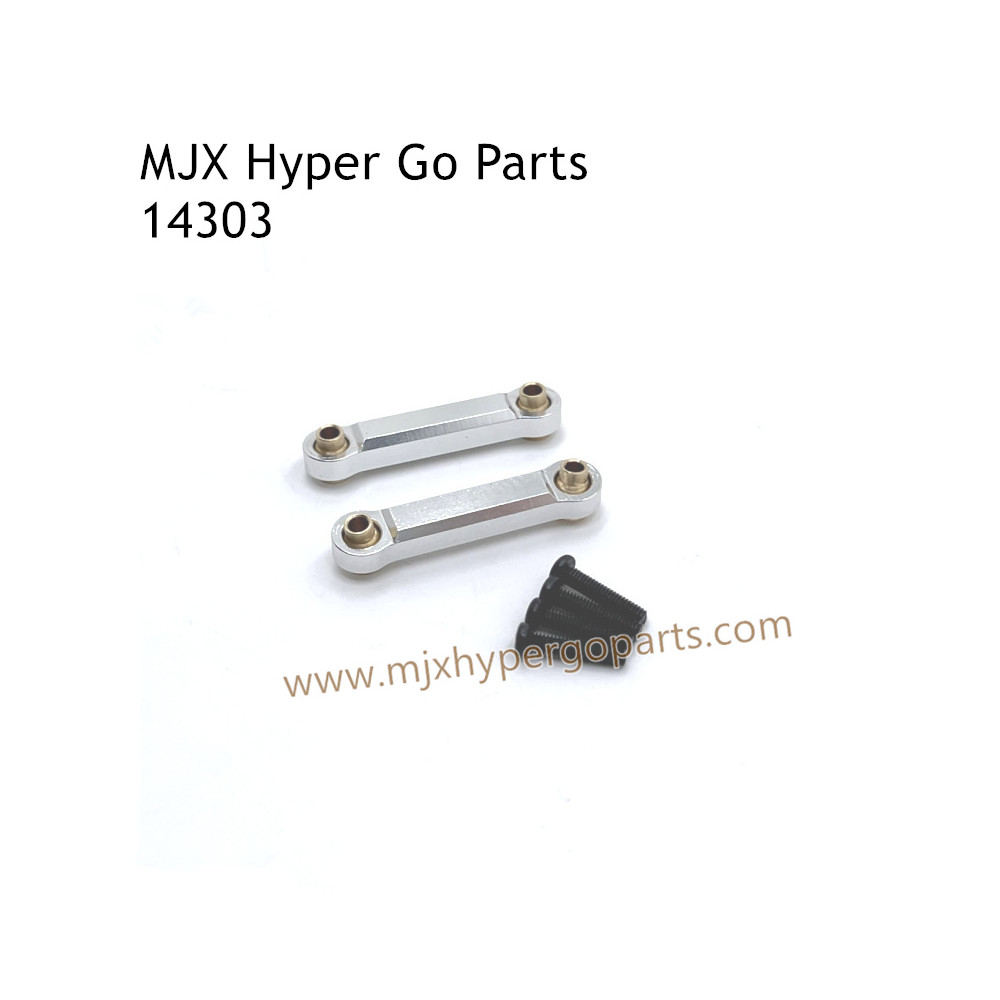 MJX Hyper Go 14303 RC Car Upgrade Parts Metal Connect Rods Silver MJX Hyper Go 14303 RC Car Upgrade Parts Metal Connect Rods Silver