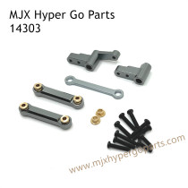 MJX Hyper Go 14303 RC Car Upgrade Parts Connect Rod and Steering Kit Gray