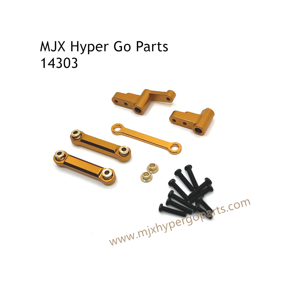 MJX Hyper Go 14303 RC Car Upgrade Parts Connect Rod and Steering Kit Gold MJX Hyper Go 14303 RC Car Upgrade Parts Connect Rod and Steering Kit Gold
