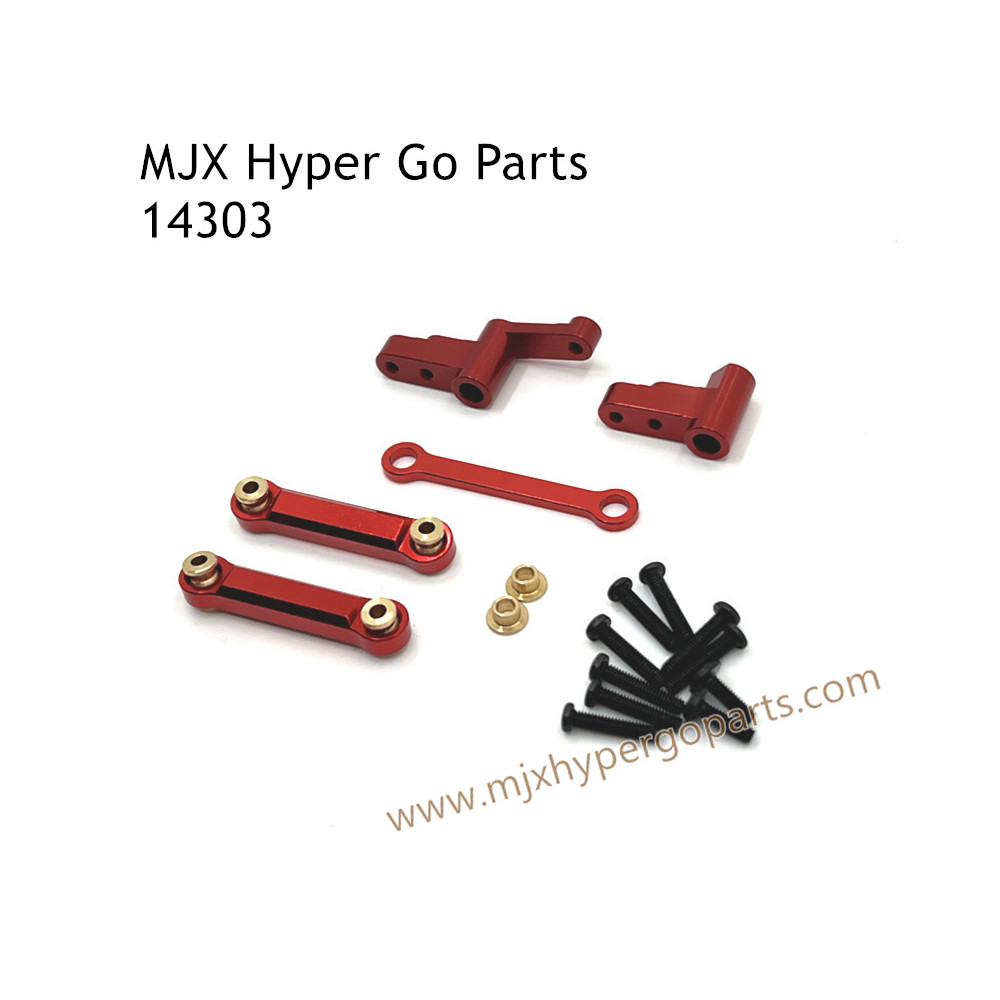 MJX Hyper Go 14303 RC Car Upgrade Parts Connect Rod and Steering Kit Red MJX Hyper Go 14303 RC Car Upgrade Parts Connect Rod and Steering Kit Red