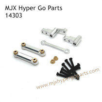 MJX Hyper Go 14303 RC Car Upgrade Parts Connect Rod and Steering Kit Silver