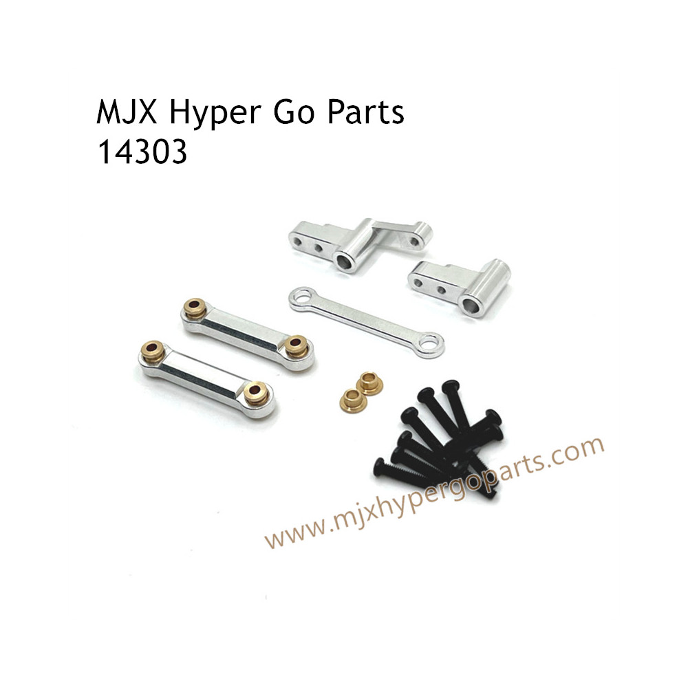 MJX Hyper Go 14303 RC Car Upgrade Parts Connect Rod and Steering Kit Silver MJX Hyper Go 14303 RC Car Upgrade Parts Connect Rod and Steering Kit Silver