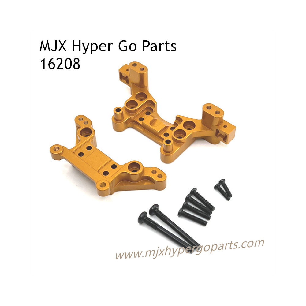 MJX Hyper Go 16208 RC Car Upgrade Parts Shock Tower gold MJX Hyper Go 16208 RC Car Upgrade Parts Shock Tower gold
