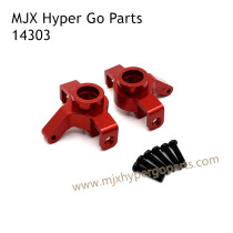 MJX Hyper Go 14303 RC Car Upgrade Parts Front Steering Cups Red