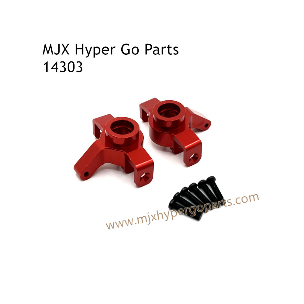 MJX Hyper Go 14303 RC Car Upgrade Parts Front Steering Cups Red MJX Hyper Go 14303 RC Car Upgrade Parts Front Steering Cups Red