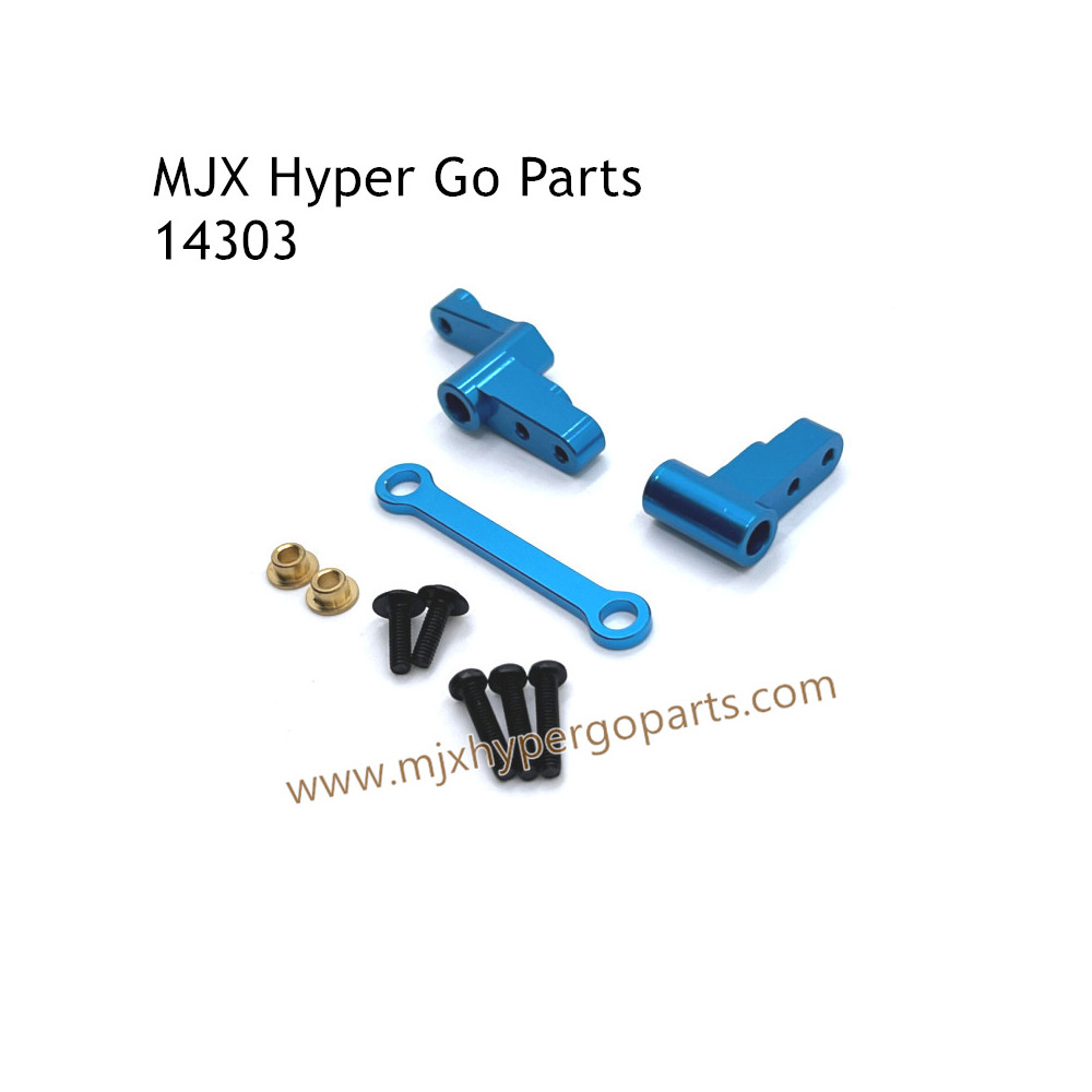 MJX Hyper Go 14303 RC Car Upgrade Parts Steering Kit Blue MJX Hyper Go 14303 RC Car Upgrade Parts Steering Kit Blue
