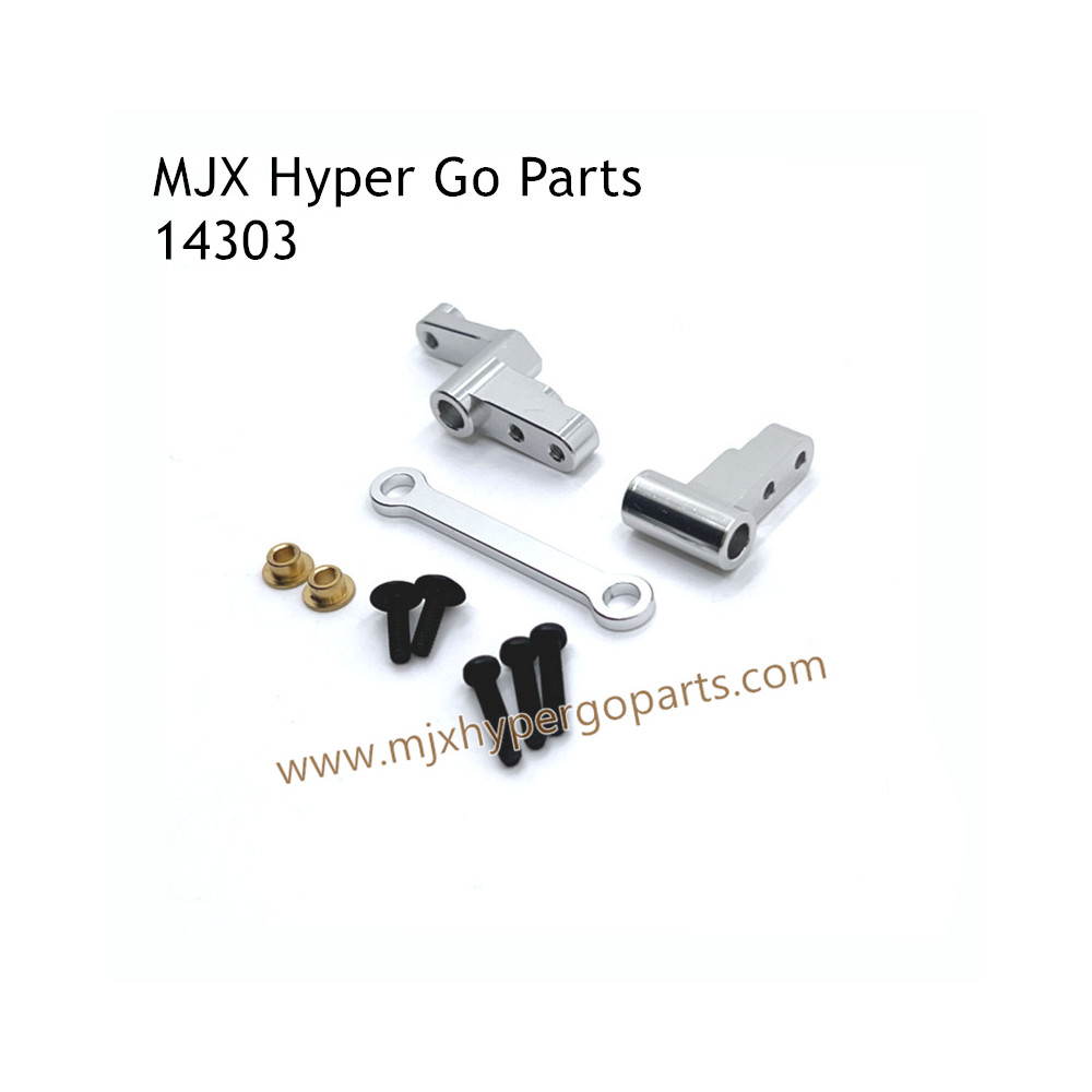 MJX Hyper Go 14303 RC Car Upgrade Parts Steering Kit Silver MJX Hyper Go 14303 RC Car Upgrade Parts Steering Kit Silver