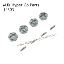 MJX Hyper Go 14303 RC Car Upgrade Parts Metal Hex Nuts Gray