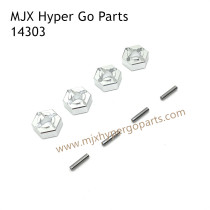 MJX Hyper Go 14303 RC Car Upgrade Parts Metal Hex Nuts Silver