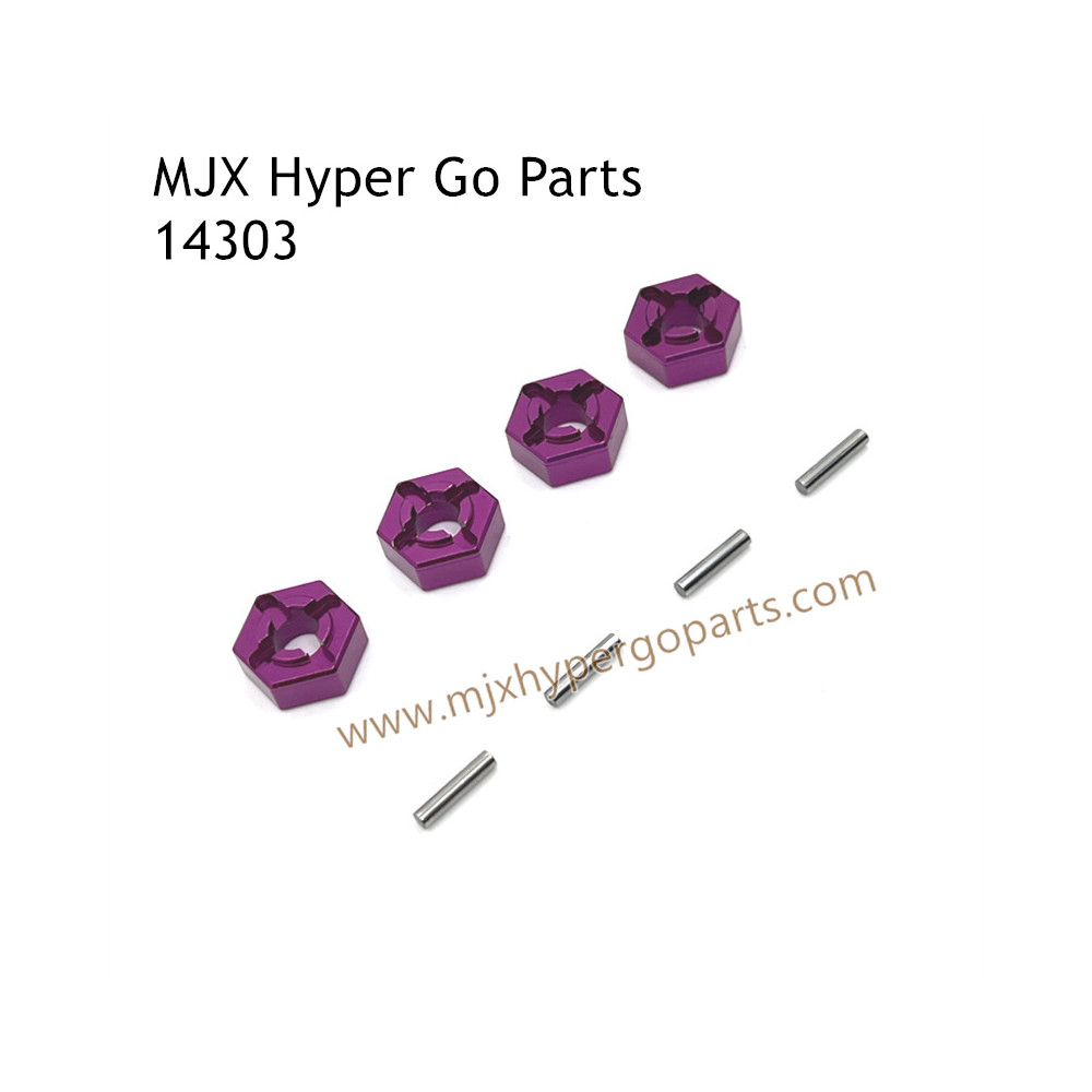 MJX Hyper Go 14303 RC Car Upgrade Parts Metal Hex Nuts Purple MJX Hyper Go 14303 RC Car Upgrade Parts Metal Hex Nuts Purple