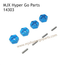 MJX Hyper Go 14303 RC Car Upgrade Parts Metal Hex Nuts Blue