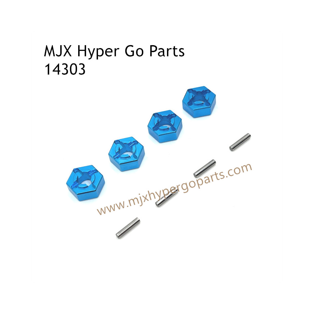 MJX Hyper Go 14303 RC Car Upgrade Parts Metal Hex Nuts Blue MJX Hyper Go 14303 RC Car Upgrade Parts Metal Hex Nuts Blue