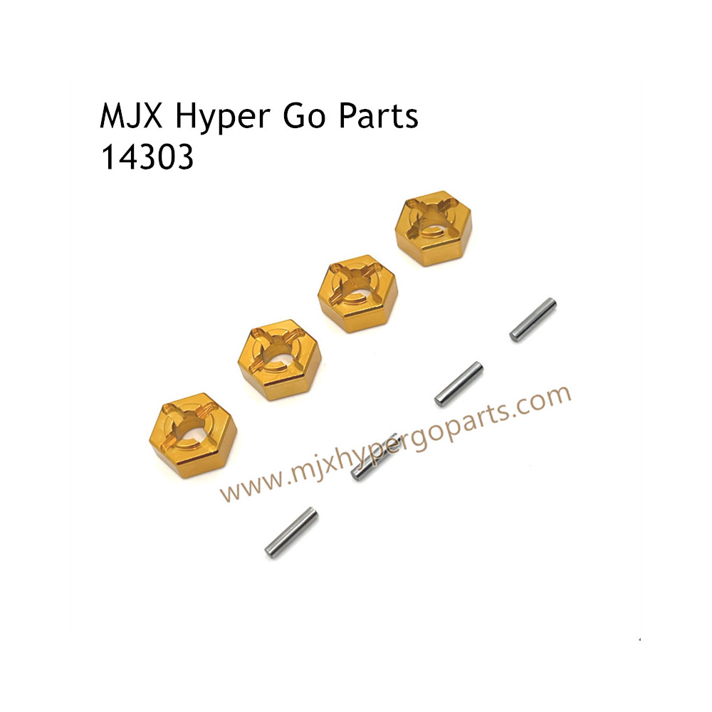 MJX Hyper Go 14303 RC Car Upgrade Parts Metal Hex Nuts Gold MJX Hyper Go 14303 RC Car Upgrade Parts Metal Hex Nuts Gold