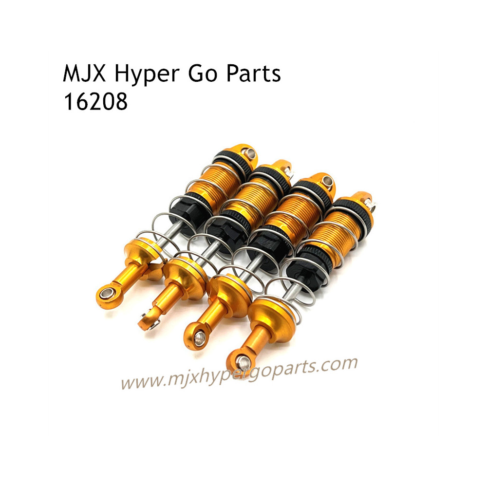 MJX Hyper Go 16208 RC Car Upgrade Parts Shock Absorbers Gold MJX Hyper Go 16208 RC Car Upgrade Parts Shock Absorbers Gold