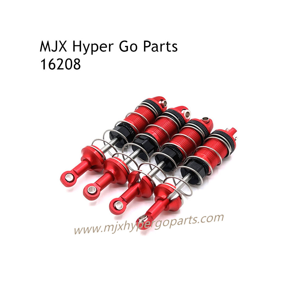 MJX Hyper Go 16208 RC Car Upgrade Parts Shock Absorbers Red MJX Hyper Go 16208 RC Car Upgrade Parts Shock Absorbers Red