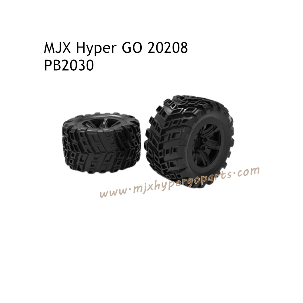 MJX Hyper Go 20208 RC Car Parts Wheel Assembly PB2030 MJX Hyper Go 20208 RC Car Parts Wheel Assembly PB2030