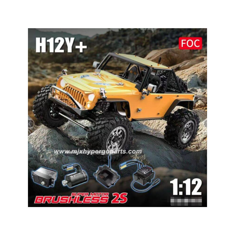 MJX Hyper Go H12Y 1/12 2.4Ghz 4WD Rock RC Crawler RTR MJX Hyper Go H12Y 1/12 2.4Ghz 4WD Rock RC Crawler RTR
