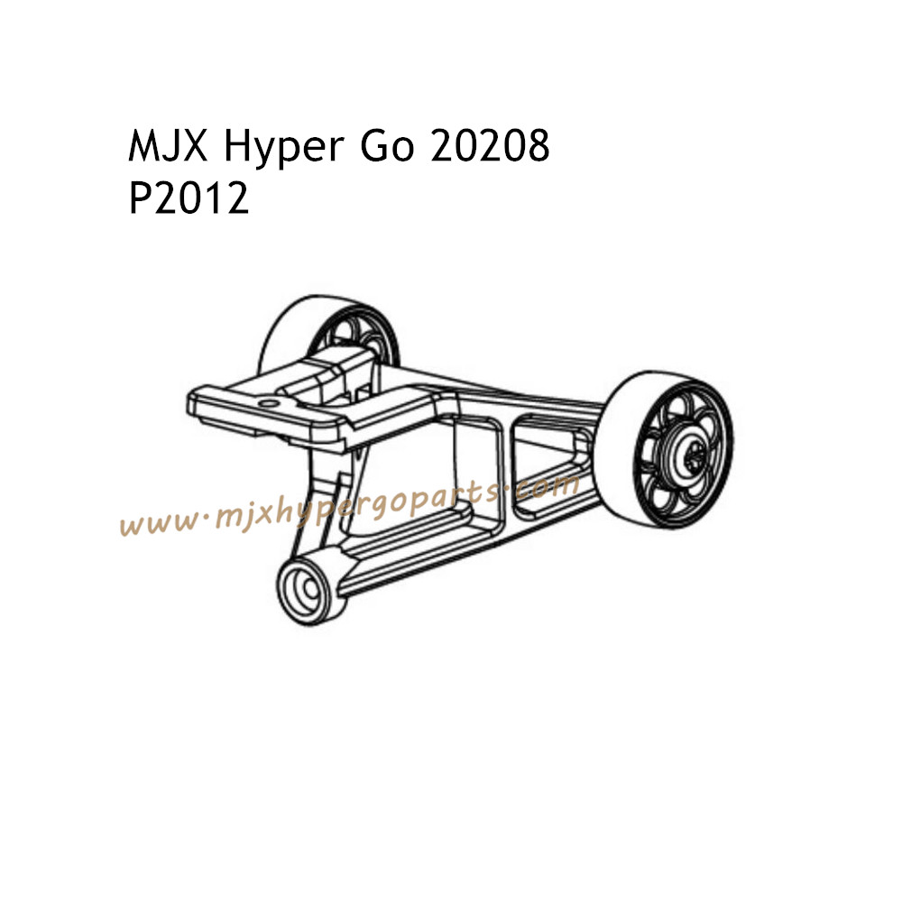 MJX Hyper Go 20208 1/20 RC Car Parts Wheel Bar Assembly P2012 MJX Hyper Go 20208 1/20 RC Car Parts Wheel Bar Assembly P2012